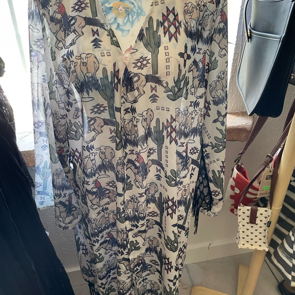 Cowgirl long blouse